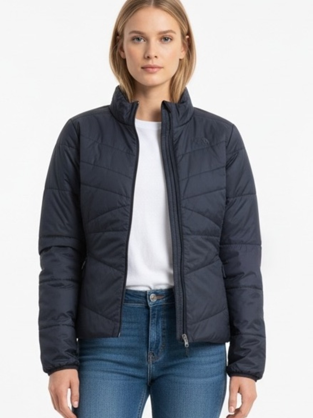The North Face Navy Down Puffer Jacket Size Large